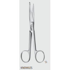 Ножницы бандажные BBraun по KNOWLES, прямые, длина 145 мм [BC846R]
