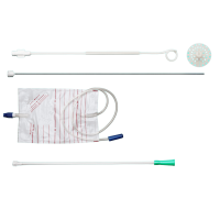 Сменный набор для нефростомии (по методике Сельдингера) с дренажем типа "свиной хвост"