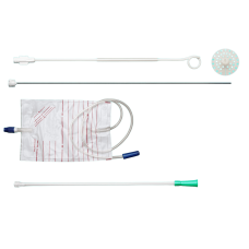 Сменный набор для нефростомии (по методике Сельдингера) с дренажем типа "свиной хвост"