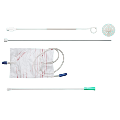 Сменный набор для нефростомии (по методике Сельдингера) с дренажем типа "свиной хвост"