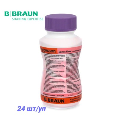 Нутрикомп Дринк Плюс клубничный, 24 шт