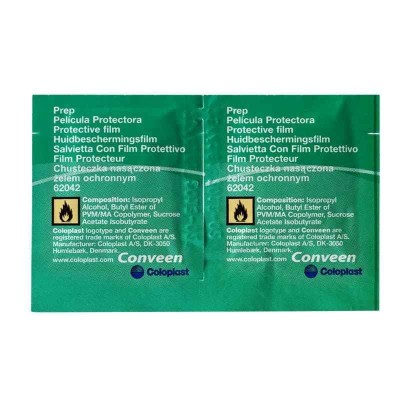 Защитная пленка Coloplast Conveen "Преп", салфетки 54 шт