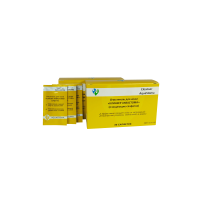 Очиститель для кожи Аквастома Клинзер, салфетки №30