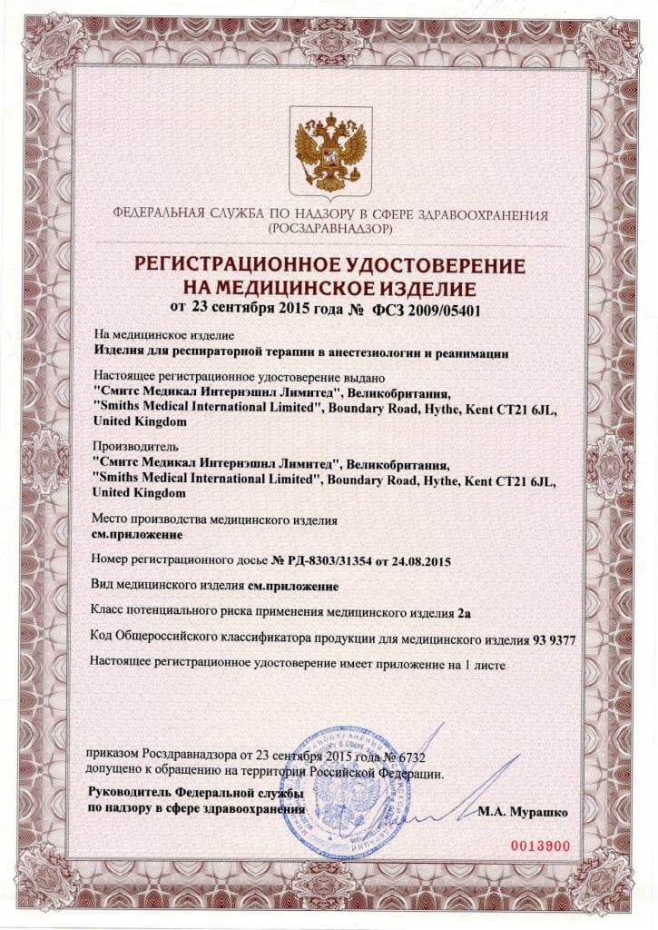 Сертификаты производителей СалисМед